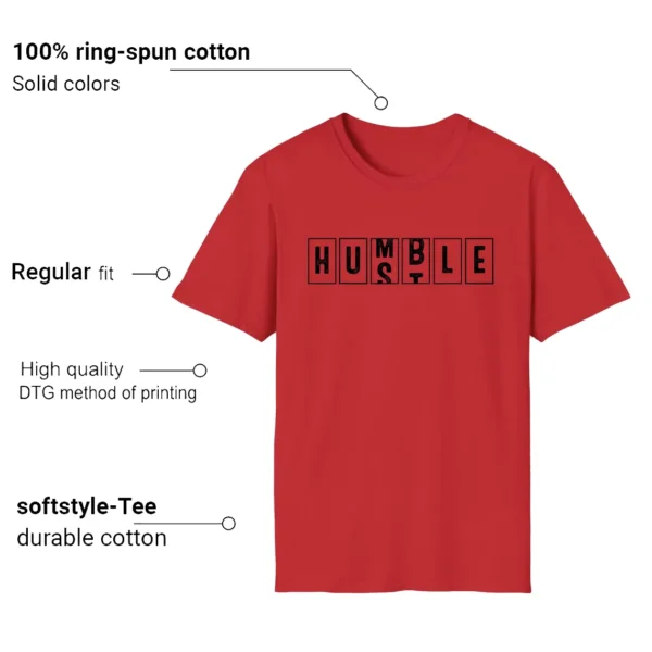 adidas Anthony Edwards 1 Pure Ruby - Hustle Humble T-Shirt Features