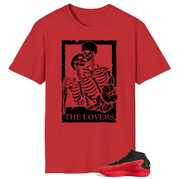 Lovers Tee for adidas Anthony Edwards 1 Pure Ruby Sneakers