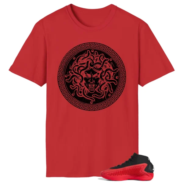 Medusa Tee for adidas Anthony Edwards 1 Pure Ruby Kicks