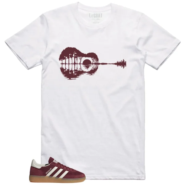 Guitar Shirt for adidas Handball Spezial Shadow Red Sneaker