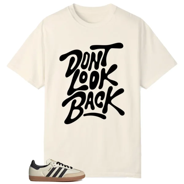 adidas Samba OG Cream White Sand Strata Style: Don't Look Back Shirt