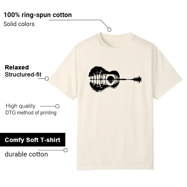 Guitar Shirt for adidas Samba OG Cream White Sand Strata Sneaker Features