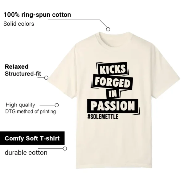 Passion Kicks Tee - Perfect Match for adidas Samba OG Cream White Sand Strata Features