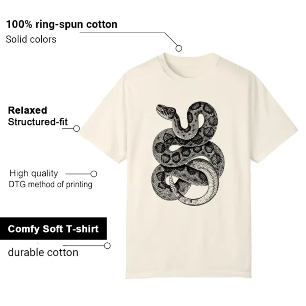 Python Snake Shirt for adidas Samba OG Cream White Sand Strata Sneaker Features