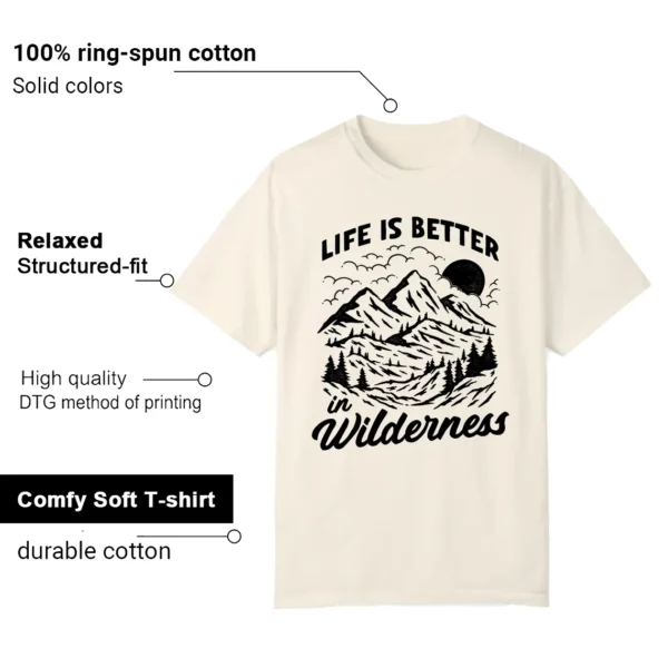 Wilderness Tee - Perfect with adidas Samba OG Cream White Sand Strata Features