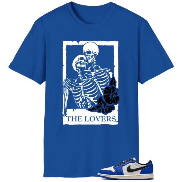 Lovers Tee for Air Jordan 1 Low Game Royal Sneakers