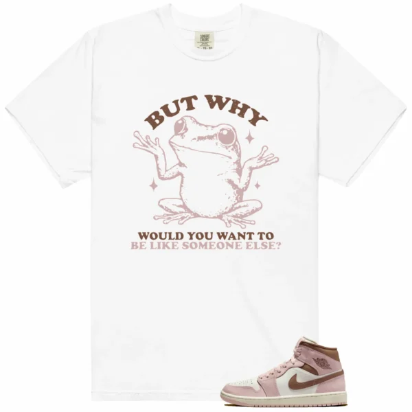 Funny But Why Shirt for Air Jordan 1 Mid Neapolitan