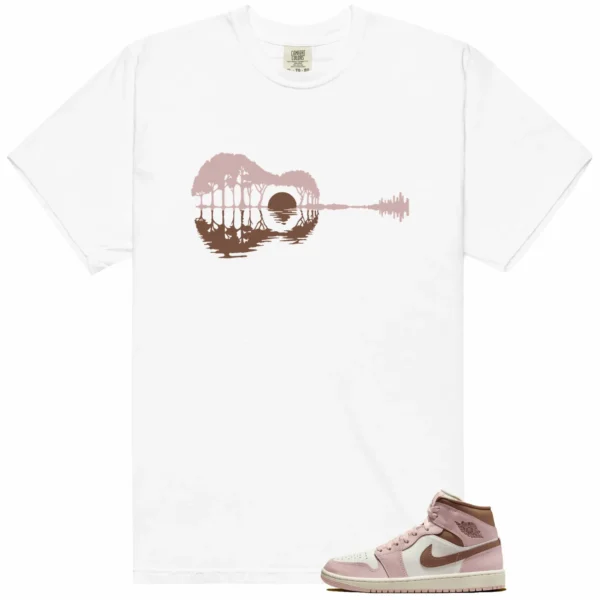 Guitar Shirt for Air Jordan 1 Mid Neapolitan Sneaker