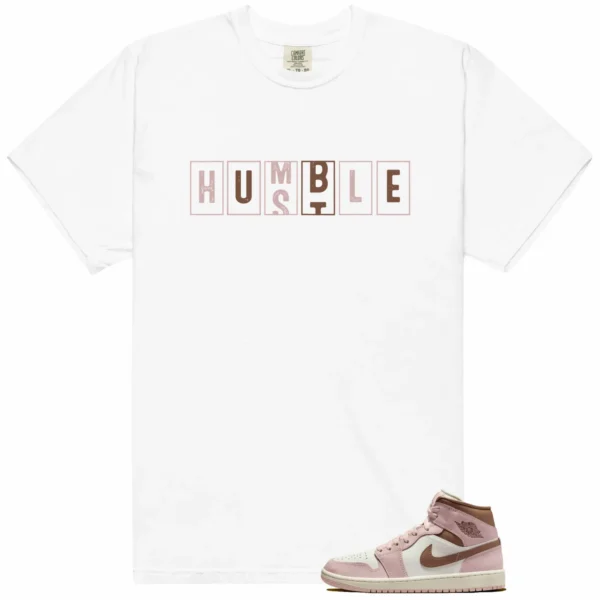 Air Jordan 1 Mid Neapolitan - Hustle Humble T-Shirt