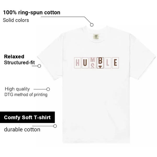 Air Jordan 1 Mid Neapolitan - Hustle Humble T-Shirt Features