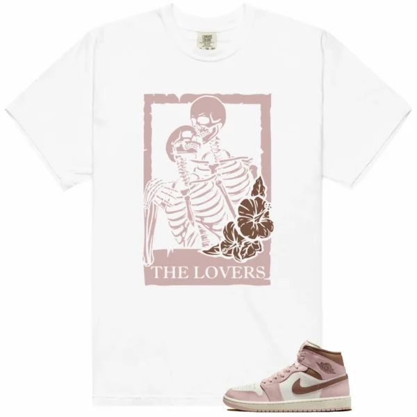 Lovers Tee for Air Jordan 1 Mid Neapolitan Sneakers