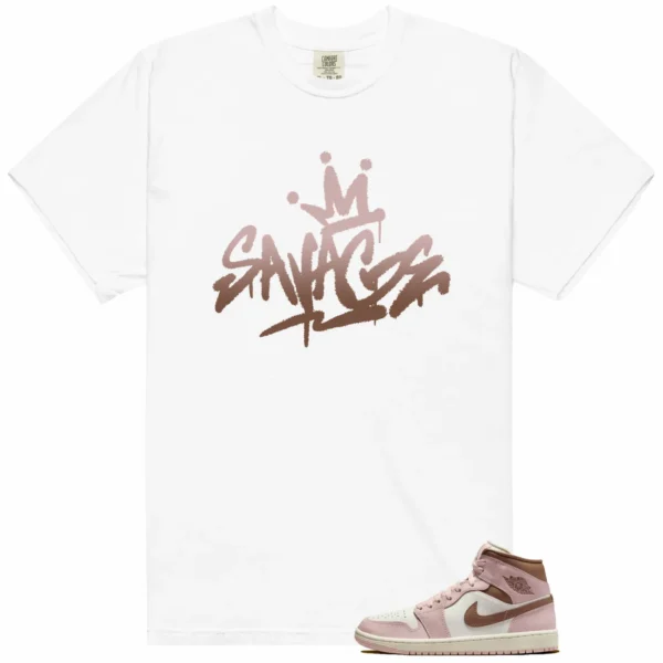 Savage Style Shirt for Air Jordan 1 Mid Neapolitan Lovers