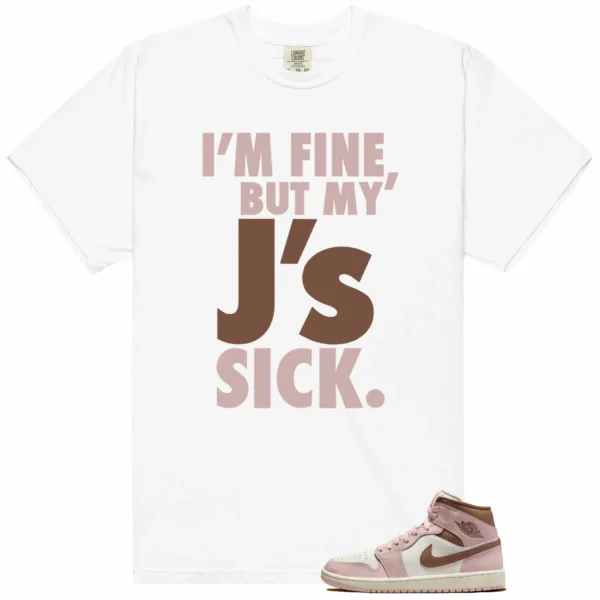 Air Jordan 1 Mid Neapolitan Lovers' Sick J's Shirt