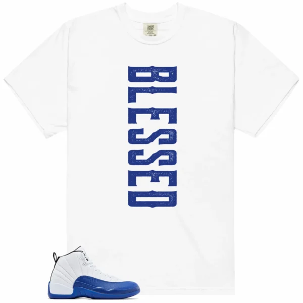 Blessed Tee | Air Jordan 12 Blueberry Matchshirt