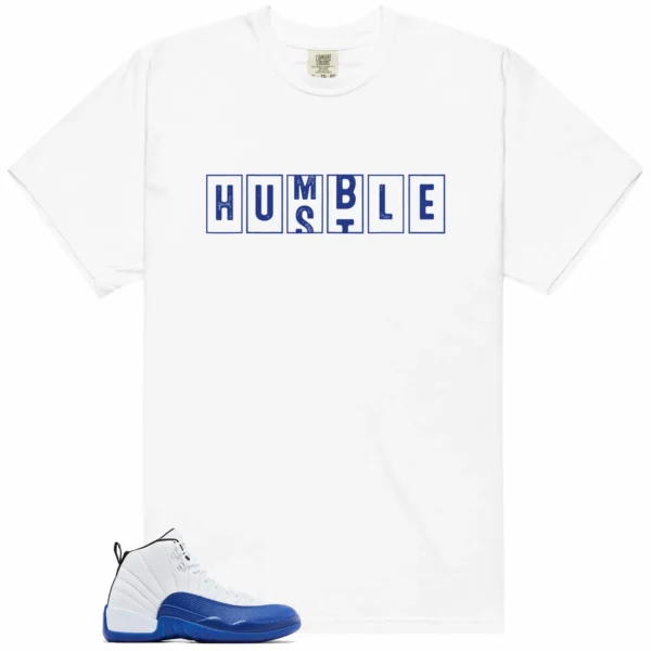 Air Jordan 12 Blueberry - Hustle Humble T-Shirt