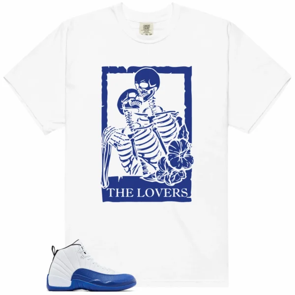 Lovers Tee for Air Jordan 12 Blueberry Sneakers