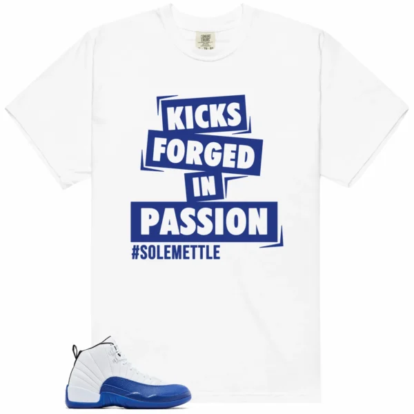 Passion Kicks Tee - Perfect Match for Air Jordan 12 Blueberry