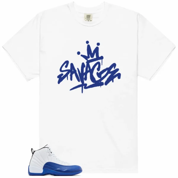 Savage Style Shirt for Air Jordan 12 Blueberry Lovers