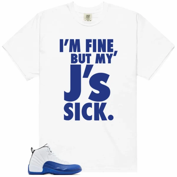 Air Jordan 12 Blueberry Lovers' Sick J's Shirt