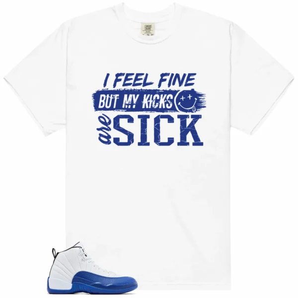 Air Jordan 12 Blueberry Match: Sick Kicks Shirt