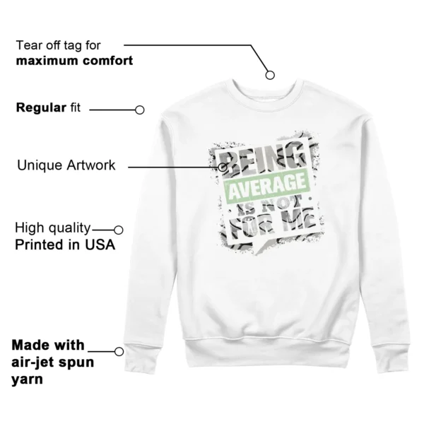 Average Not Me Sweatshirt Matches Jordan Tatum 3 Zen Sneaker Features