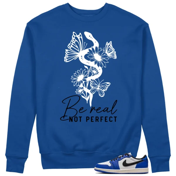 Be Real Sweat to Match Air Jordan 1 Low Game Royal