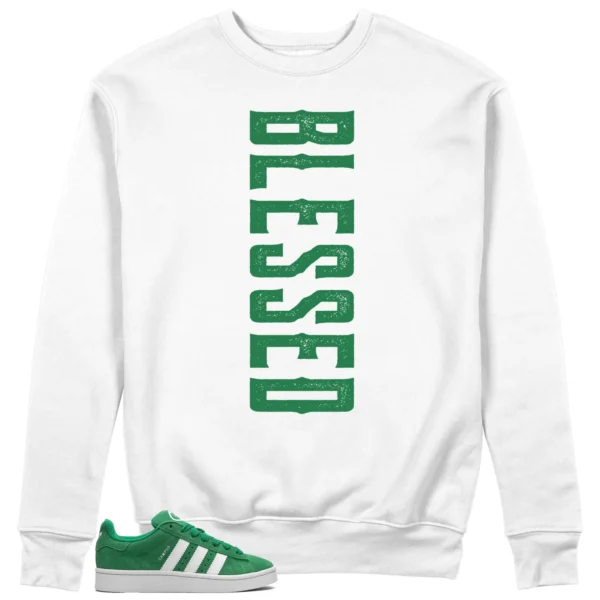 Blessed Sweat | adidas Campus 00s Green Cloud White Match