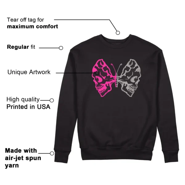 Butterfly Skulls Sweatshirt for Nike KD 4 Aunt Pearl Fans Features