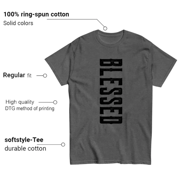 Blessed Tee | Dark Smoke Grey Nike Matchshirt Features