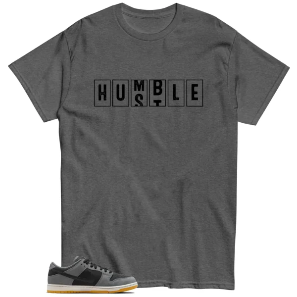 Dark Smoke Grey Nike - Hustle Humble T-Shirt