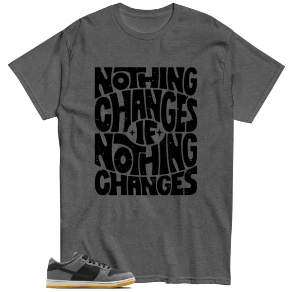 Dark Smoke Grey Nike Style: Nothing Changes Tee