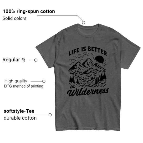 Wilderness Tee - Perfect with Dark Smoke Grey Nike Features