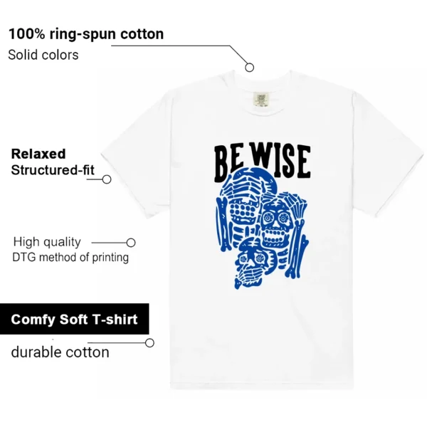 Game Royal 1s 'Be Wise' Matching Shirt Features