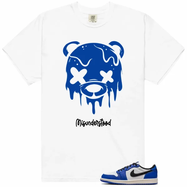 Game Royal 1s Matching Tee - Drippy Bear Graphic