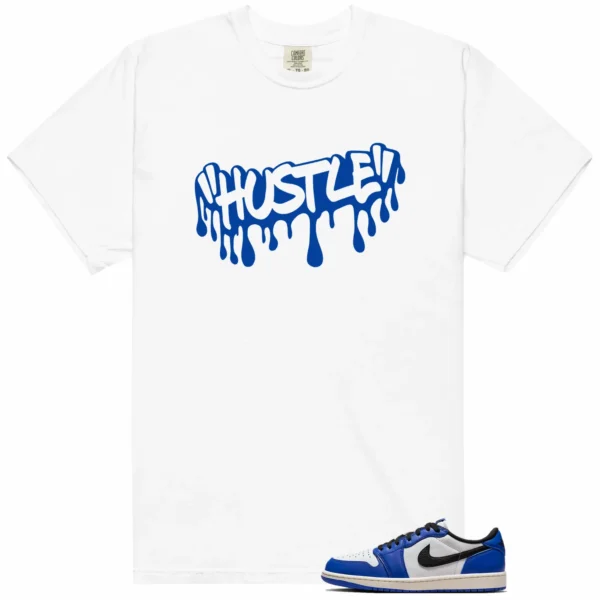 Hustle Drip Tee Matching Game Royal 1s