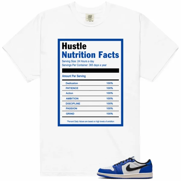 Hustle Facts: Motivational Graphic for Game Royal 1s