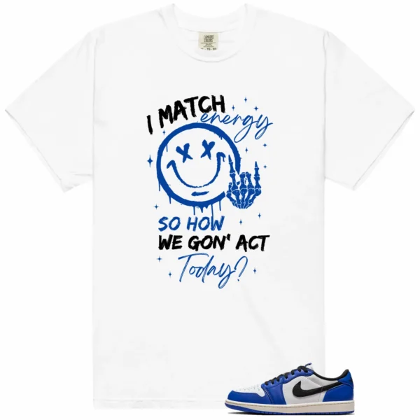 Game Royal 1s Matching Tee Shirt - Match Energy