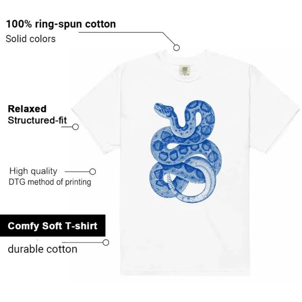 Python Snake Shirt for Game Royal 1s Sneaker Features