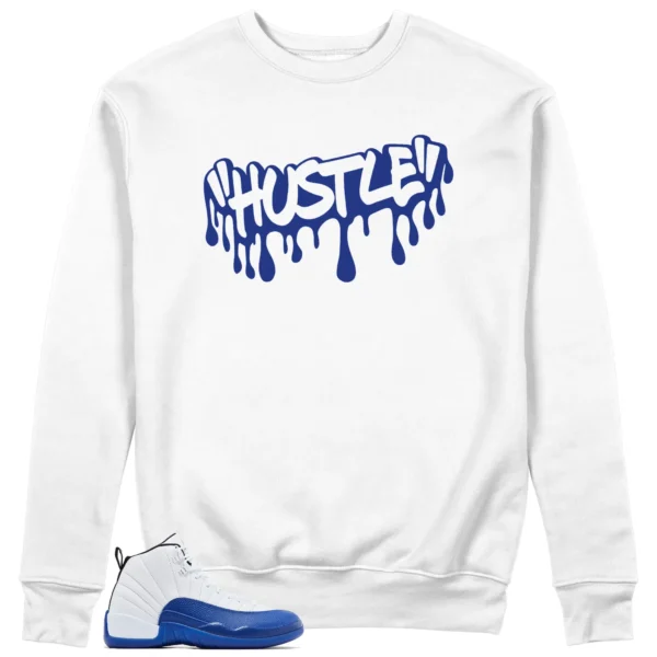 Hustle Drip Sweat Matching Air Jordan 12 Blueberry