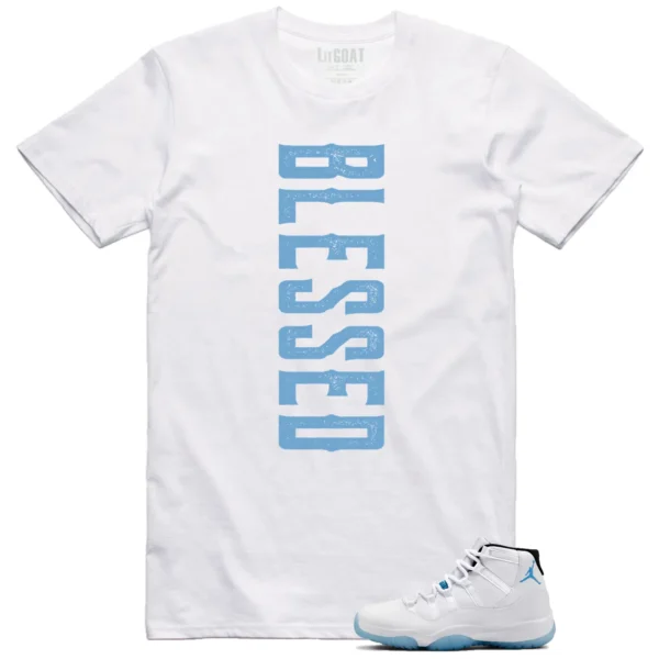 Blessed Tee | Jordan 11 Legend Blue Matchshirt