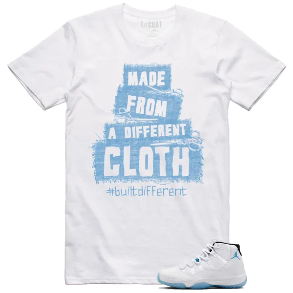 Built Different Tee for Jordan 11 Legend Blue