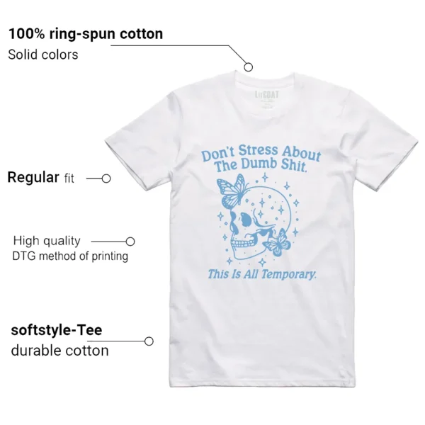 Style Jordan 11 Legend Blue With This Don't Stress TShirt Features