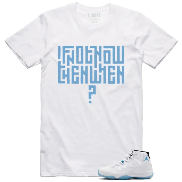 Jordan 11 Legend Blue Style T-shirt Motivational Graphic