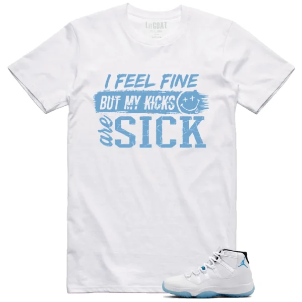 Jordan 11 Legend Blue Match: Sick Kicks Shirt