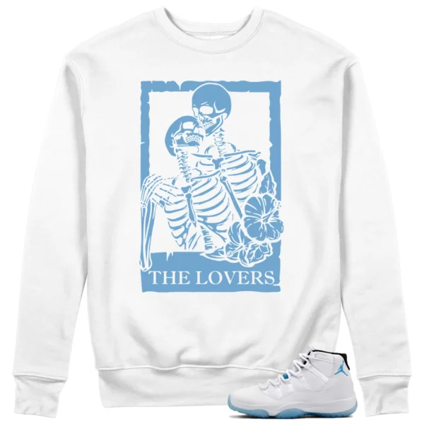 Lovers Sweat for Jordan 11 Legend Blue Sneakers