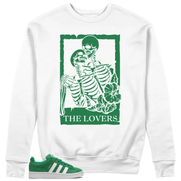 Lovers Sweat for adidas Campus 00s Green Cloud White Sneakers