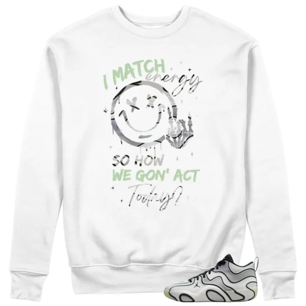 Jordan Tatum 3 Zen Matching Sweatshirt - Match Energy