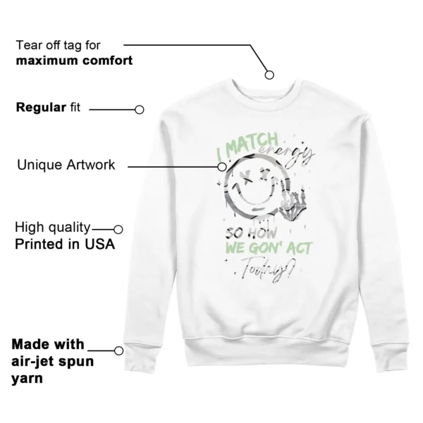 Jordan Tatum 3 Zen Matching Sweatshirt - Match Energy Features