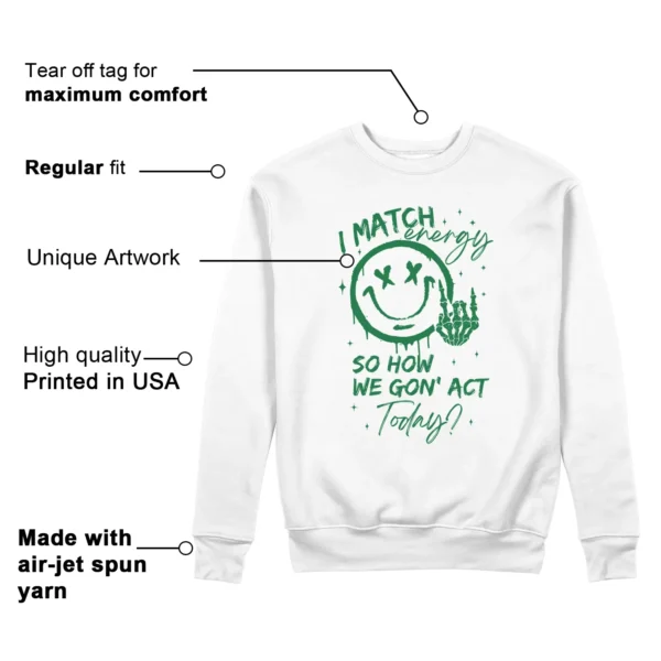 adidas Campus 00s Green Cloud White Matching Sweatshirt - Match Energy Features