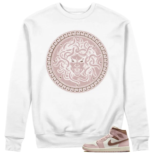 Medusa Sweatshirt for Air Jordan 1 Mid Neapolitan Kicks